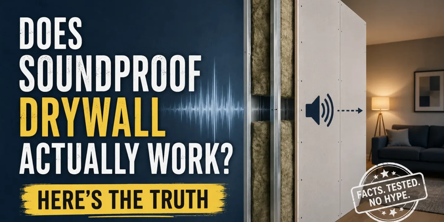 Does soundproof drywall actually work— truth about quiet walls with facts and tested results, no hype featured image of blog