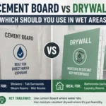 Cement Board vs Drywall: Which to Use in Wet Areas?